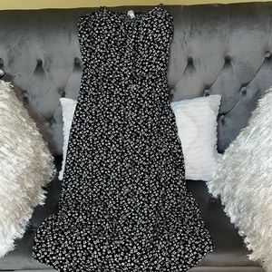 Cute floral midi dress